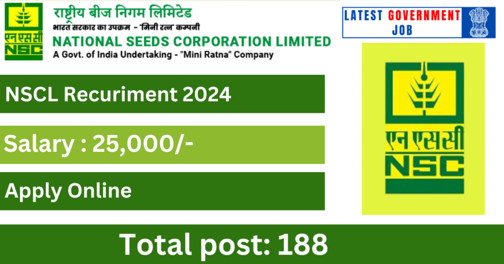 NSCL Recruitment 2024