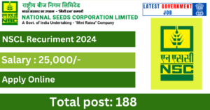 Read more about the article NSCL Recruitment 2024